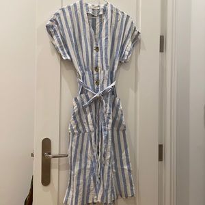 Mango linen dress